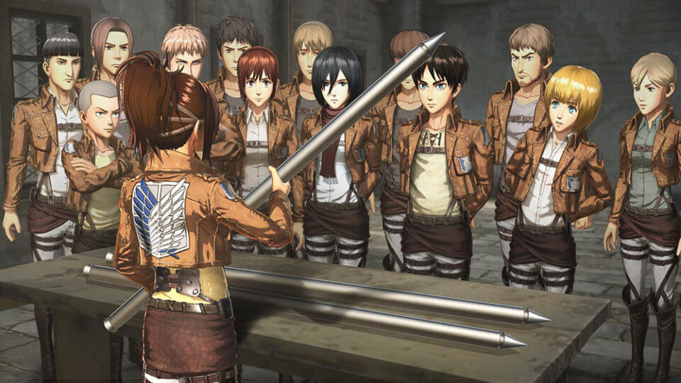 attack on titan 2 game characters